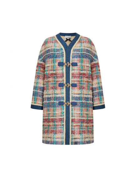 Abrigo Boxy Multicolor 2