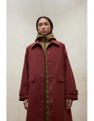 Abrigo con Chaleco Hyden Rojo