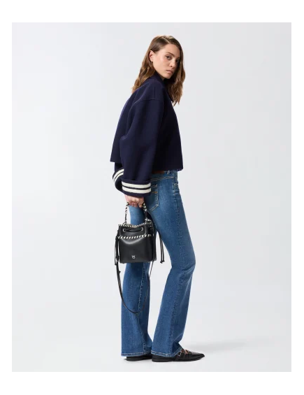 Bolso cubo pequeño de piel... 2