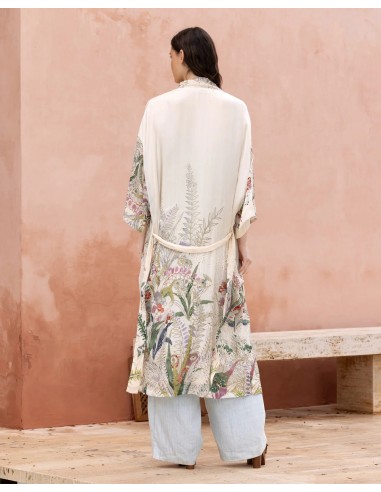 KIMONO LARGO CALADOS FLORES ROTO MULTI