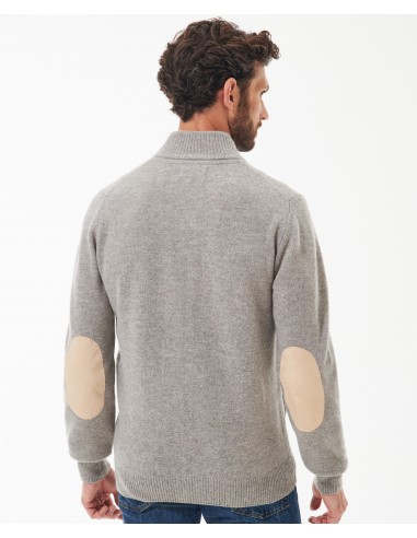 Essential Elbow-Patch Cardigan New Stone