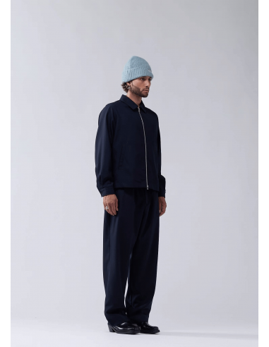 Lined Wool Overshirt Night