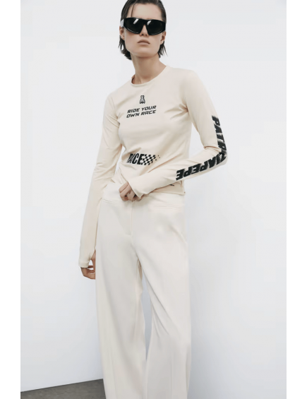 Top Manga Larga Racing