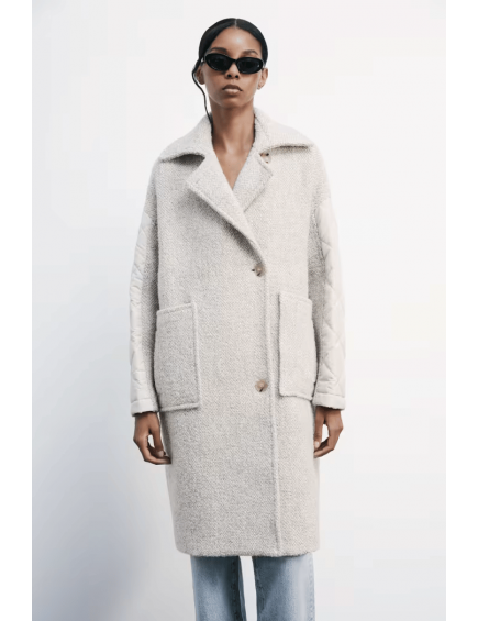 Abrigo Midi Mezcla de Lana 2