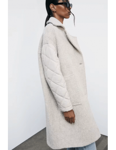 Abrigo Midi Mezcla de Lana