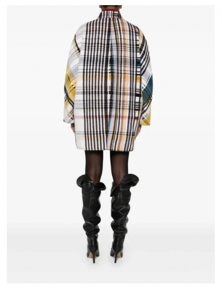 Abrigo estampado de lana... 2