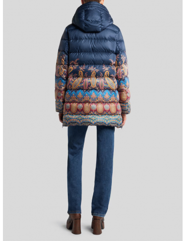 Plumífero con Capucha y Estampado...