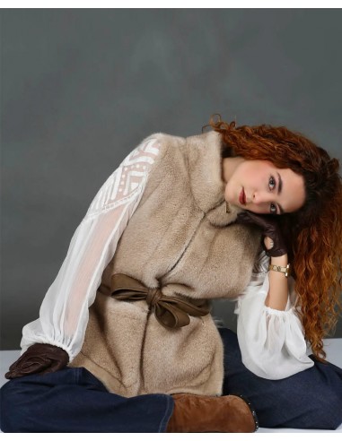 Chaleco Eco Pelo Beige Chaleco Eco Pelo Beige