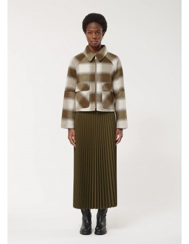 Cazadora Lana Cuadros Tie Dye