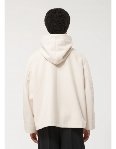 Abrigo Blanco Oversize Capucha