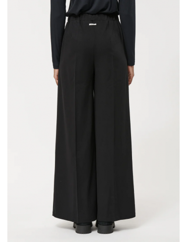 Pantalón Ancho Negro Milano Stretch