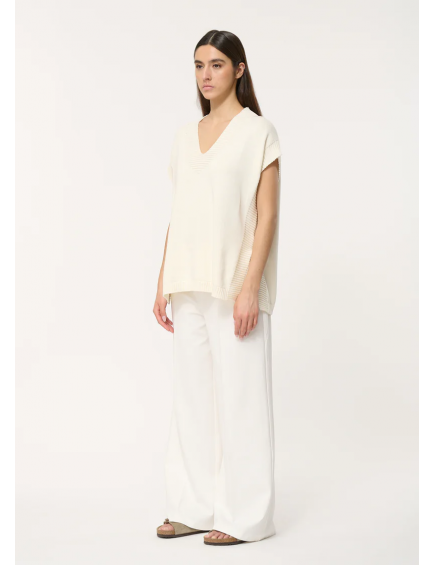 Pantalón Blanco Milano Stretch