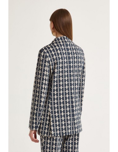 Chaqueta Geometric Jacquard