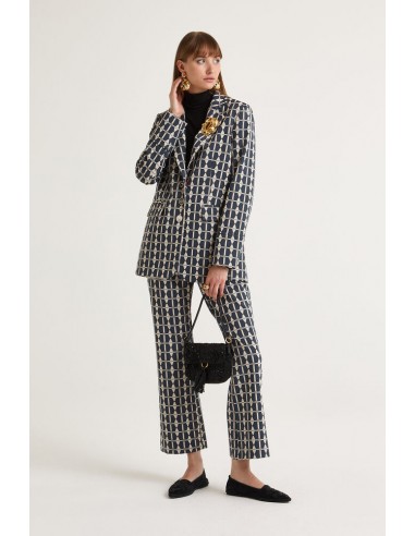 Chaqueta Geometric Jacquard