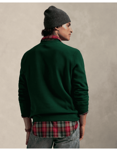 Sudadera verde de felpa con Polo Bear Sudadera verde de felpa con Polo Bear