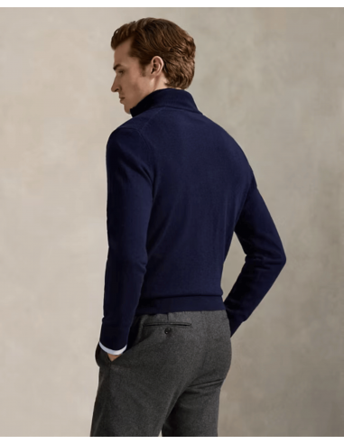 Jersey de lana con cremallera corta