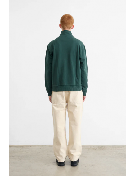 Half Zip DK Green 2