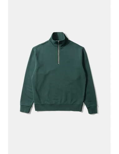 Half Zip DK Green