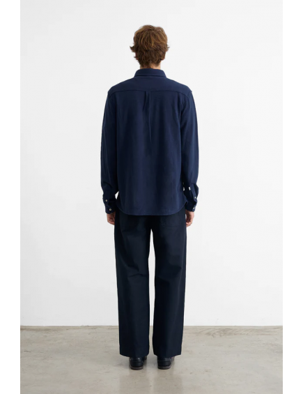 CAMISA TOALLA AZUL MARINO 2