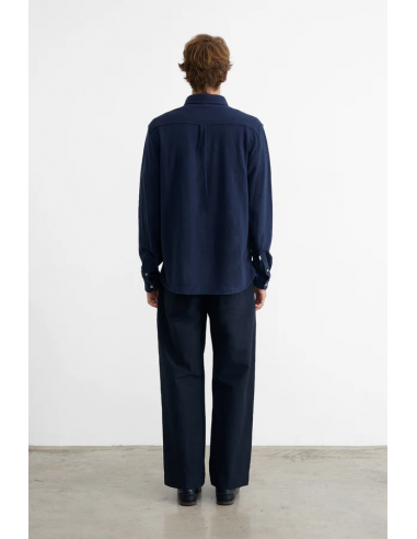 CAMISA TOALLA AZUL MARINO