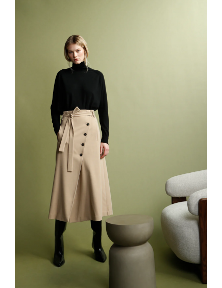 Falda High-Waisted Wrap