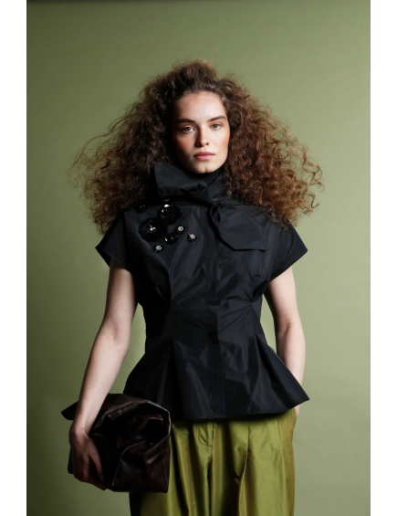 Top Cropped Fitted Shirt...