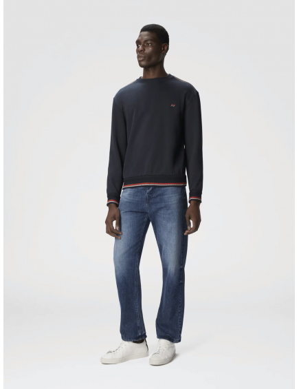 Sudadera cuello redondo con...