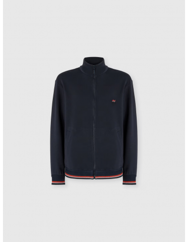 Sudadera abierta de cuello alto con...