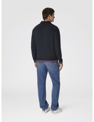 Sudadera abierta de cuello alto con...