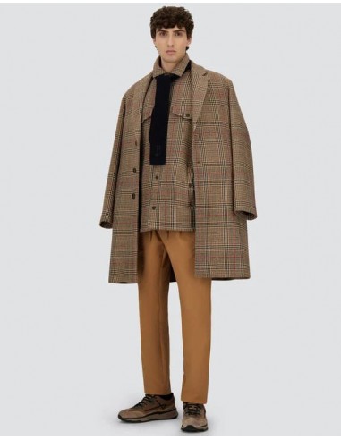 Abrigo Glen Check R-Wool