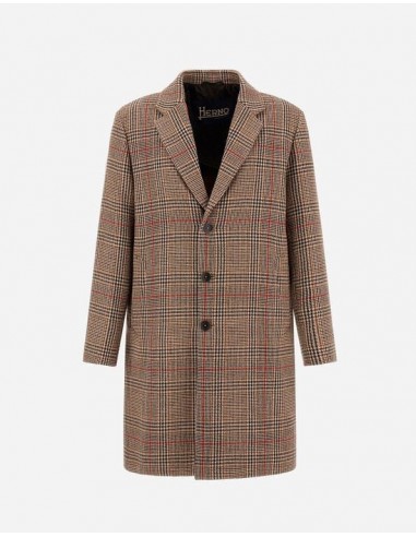 Abrigo Glen Check R-Wool