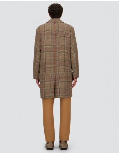 Abrigo Glen Check R-Wool