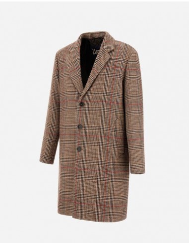 Abrigo Glen Check R-Wool