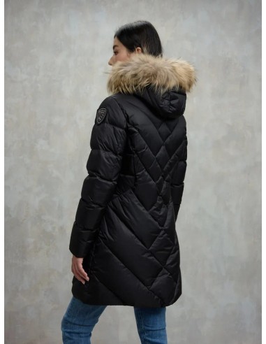 Abrigo Altea Geometric Lines Black...