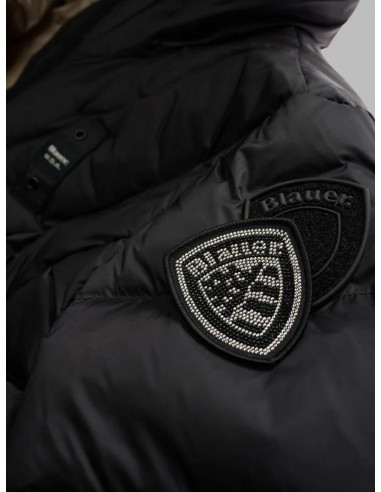 Abrigo Altea Geometric Lines Black...