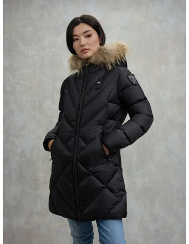 Abrigo Altea Geometric Lines Black...