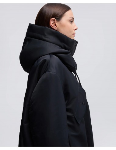 Plumas Raso Capucha Negro