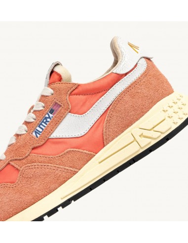 Reelwind Low Nylon Blanco/Peach Pink