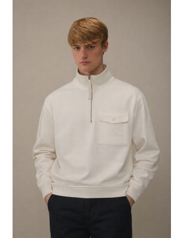 Sudadera Diagonal Raised Fleece Half Zip