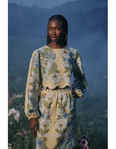 Top Garden Scarf Blue