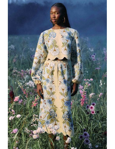 Falda Garden Scarf Blue