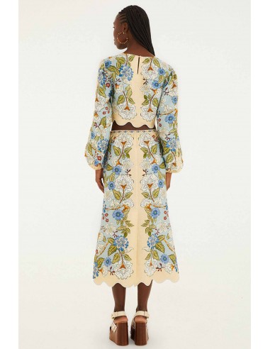 Falda Garden Scarf Blue