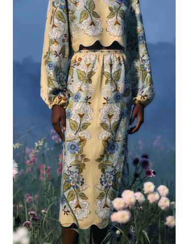 Falda Garden Scarf Blue