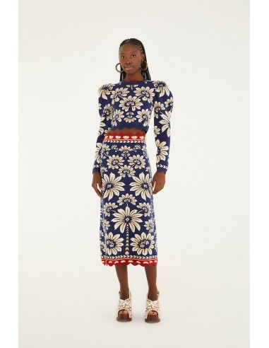 Falda Punto Luna Blue