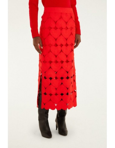 Falda Red Hearts