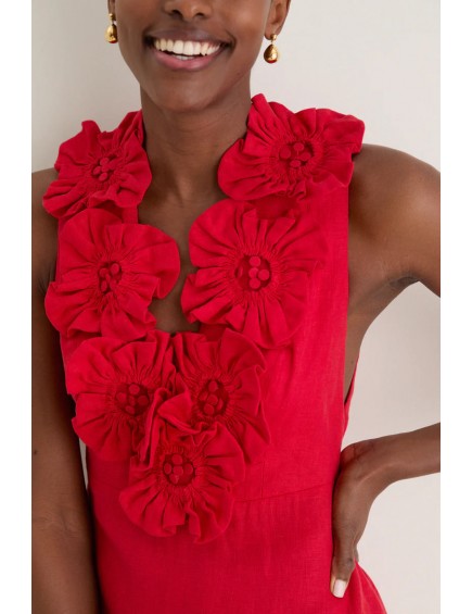 Vestido Red Sleeveless 2