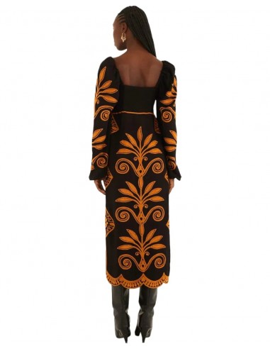 Vestido Cornely Ainika Black Artisanal
