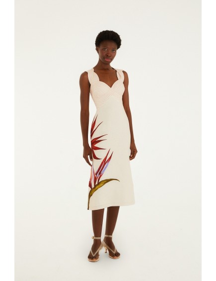 Vestido Lino Strelitzia