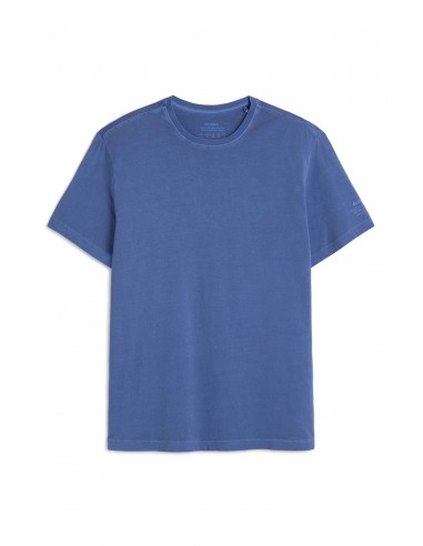CAMISETA BASICA LISA RECTA AZUL