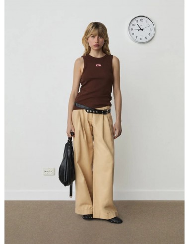 Top Brown Embroided
